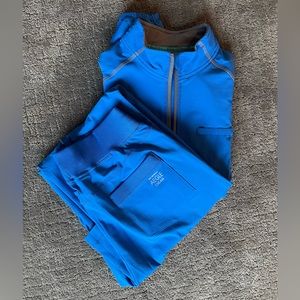 Essential threads (Aegle gear) royal blue scrubs M
